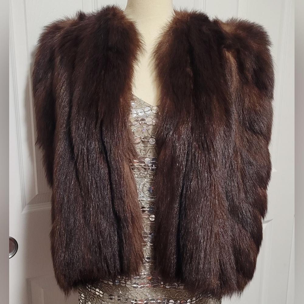 Vintage Genuine Fur Capelet